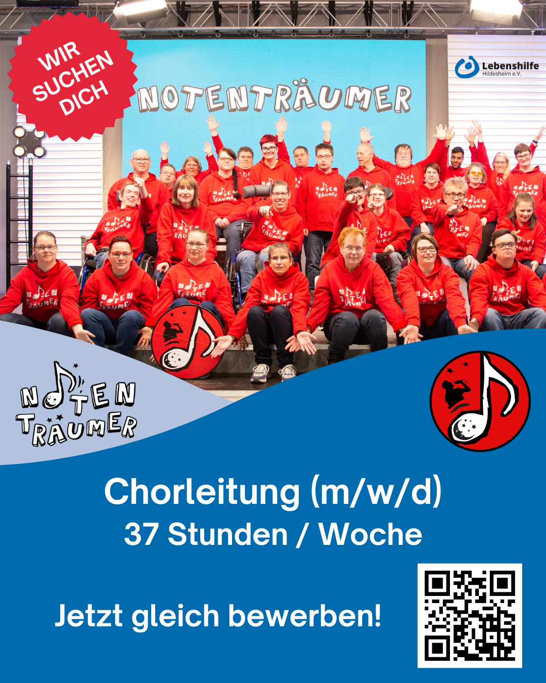 Wir suchen dich! Chorleitung (m/w/d)