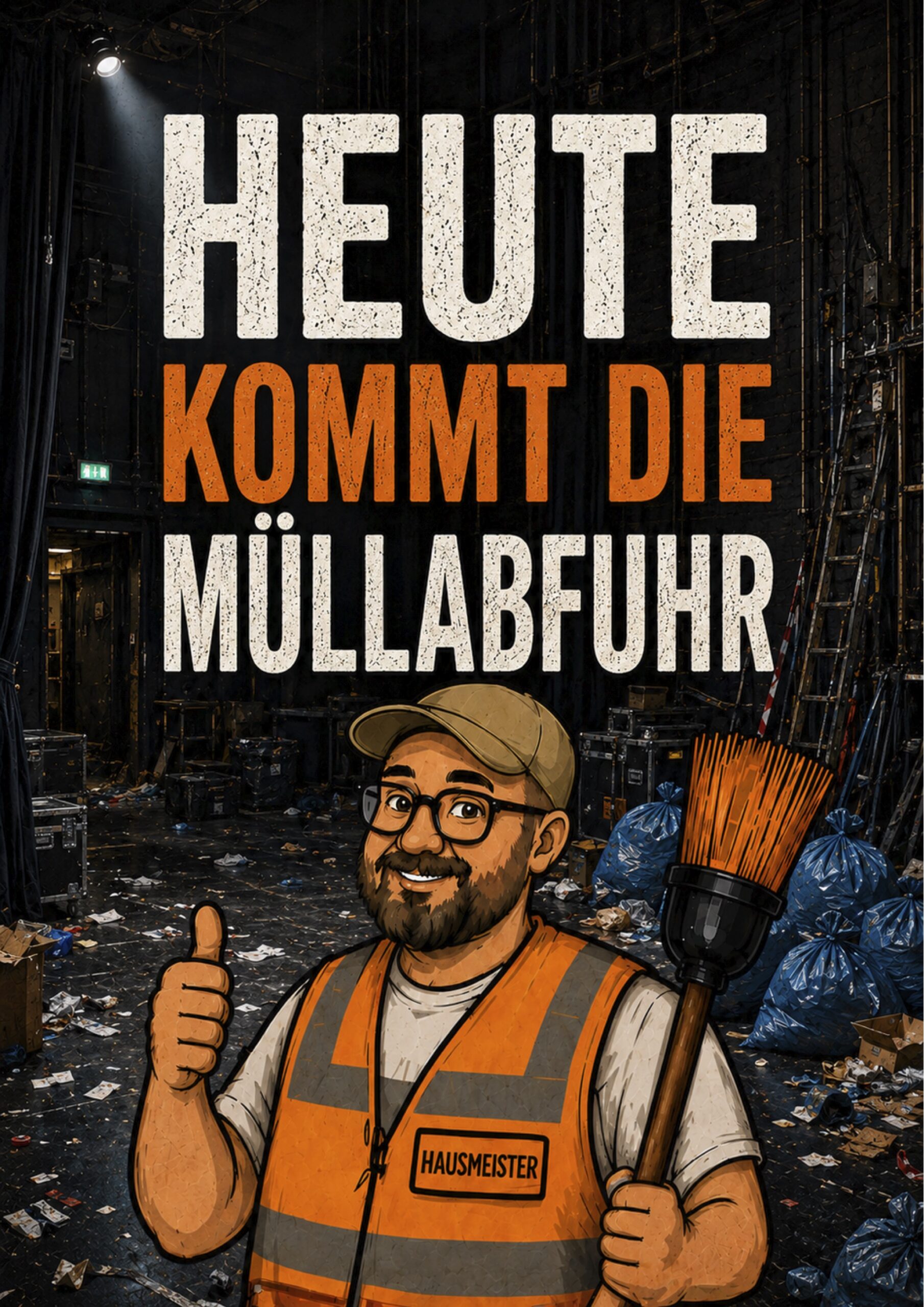 Theateraufführung „Heute kommt die Müllabfuhr!“